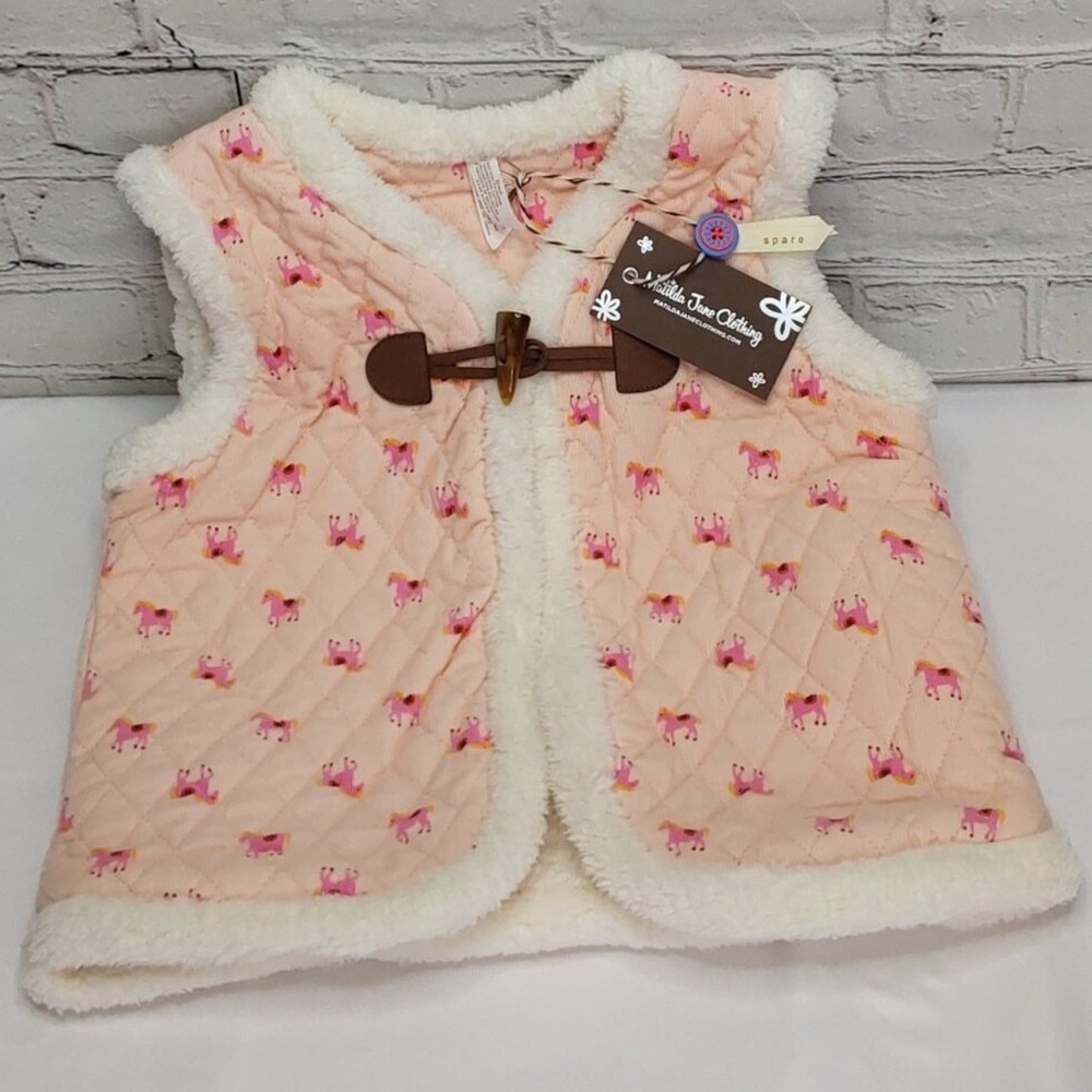 Matilda Jane Reversible Sherpa Vest